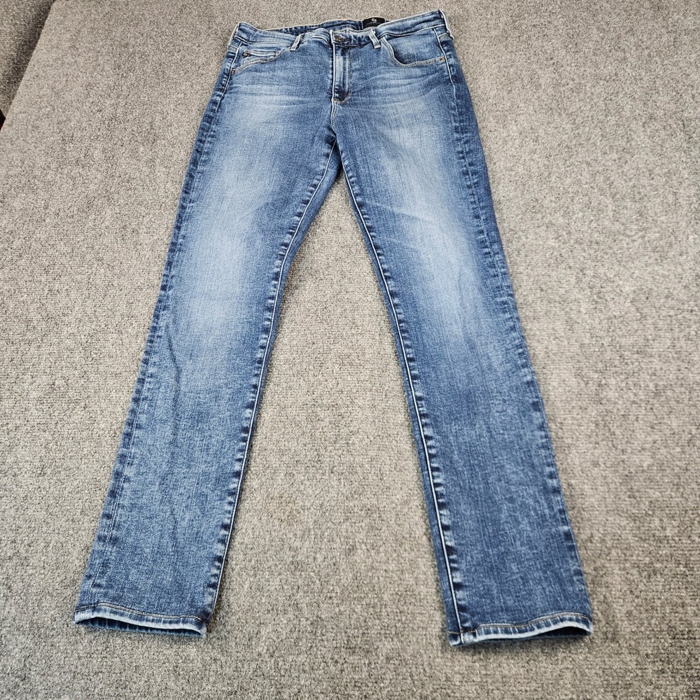 AG Adriano Goldschmied Faye Mid Rise Cigarette Jeans Blue 29R LW15310 - Picture 1 of 14